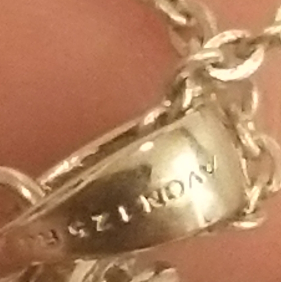 Rare Avon 925 RJ necklace AND size 11 ring PM 592A - Picture 4 of 8